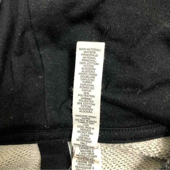 Adida Gray Hoodie Pullover Sweatshirt - Picture 6 of 7